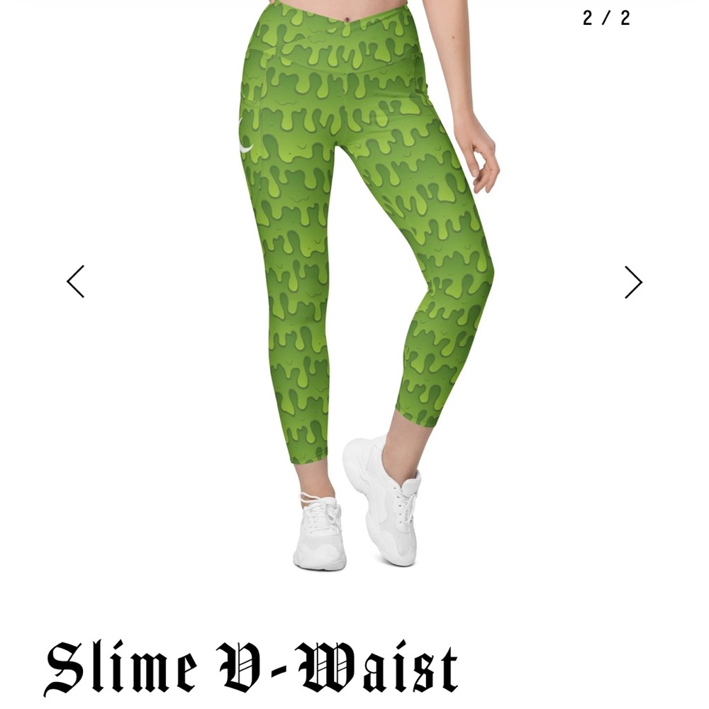 Green Slime Sports Bra - Picture 3 of 4